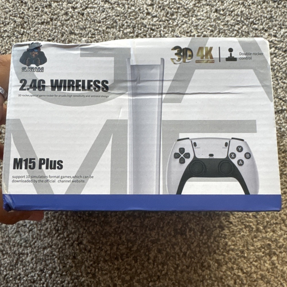 NEW SJGAM 2.4G WIRELESS M15 PLUS GAME 2 WIRELESS CONTROLLERS ARCADE